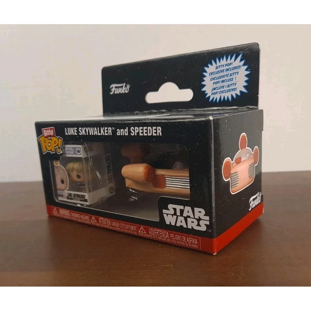 Funko: Bitty Pop Star Wars - Luke Skywalker‎ and Speeder (exclusive)